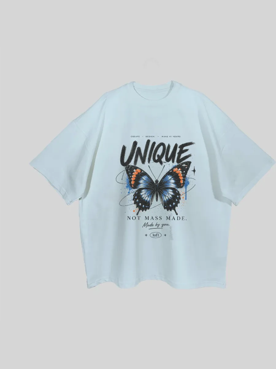 The same piece with the artwork printed on it